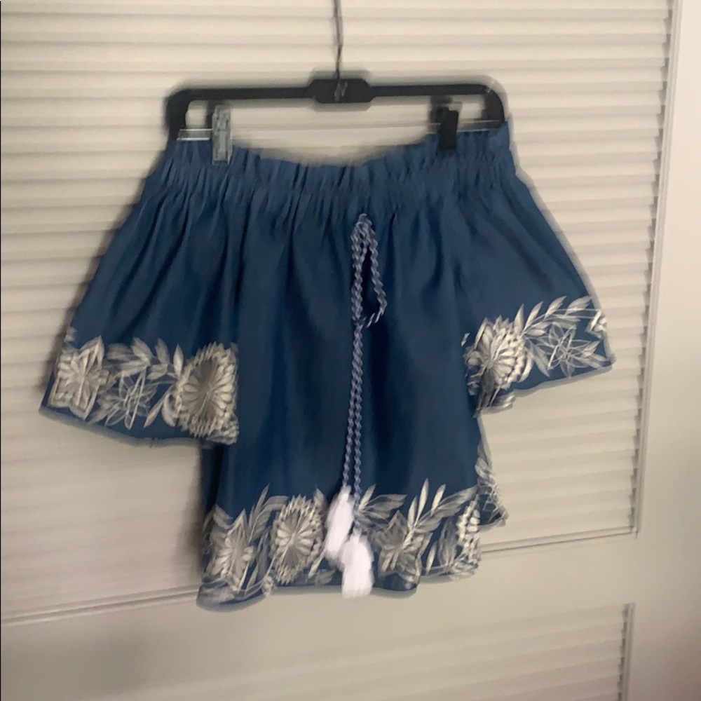 Misa sleeveless chambray top